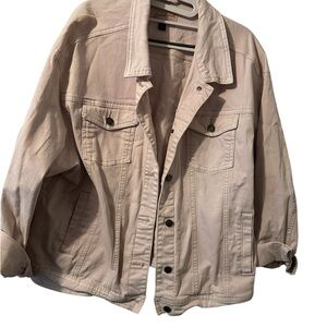 Pale Pink Denim Jacket Universal Thread   2 XL